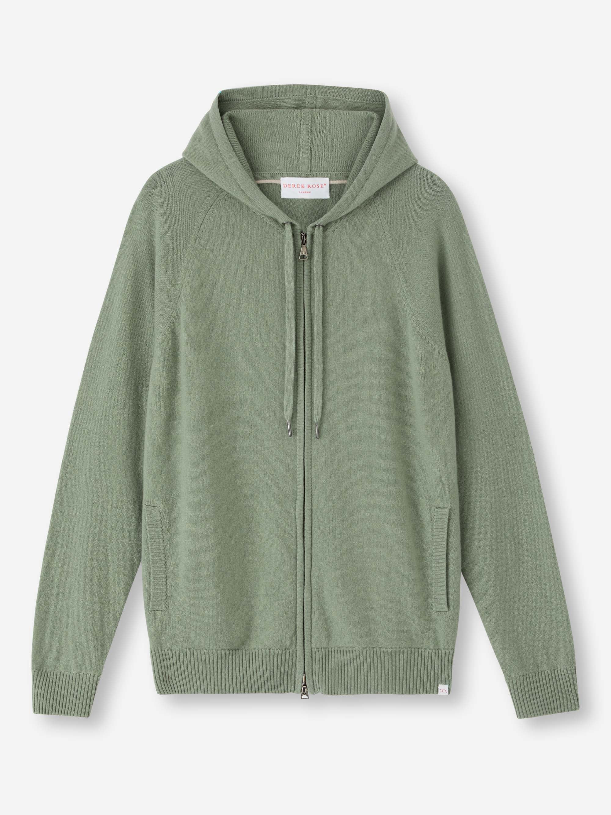 Men's Hoodie Finley Cashmere Sage Green - 2