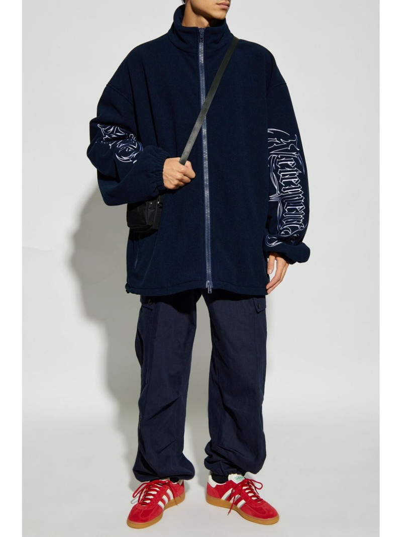 VETEMENTS logo-print sport jacket outlook