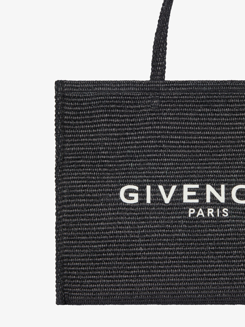 MEDIUM G-TOTE BAG IN RAFFIA 6