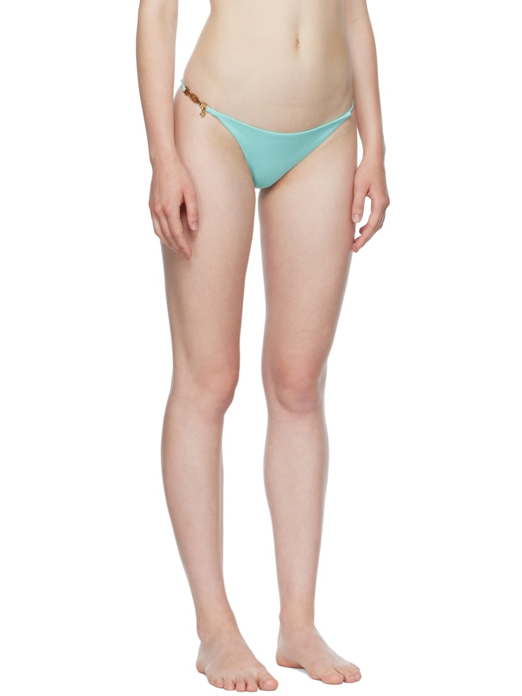 Blue Nylon Bikini Bottom - 2