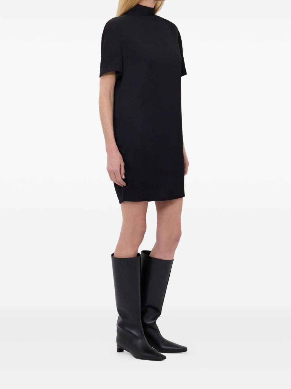 Elton mock-neck short-sleeve dress - 3