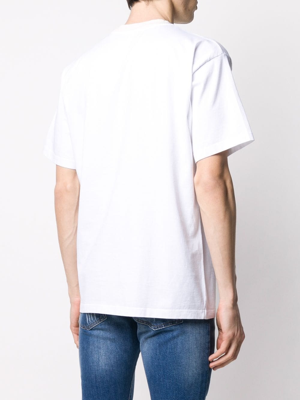 landscape-print crew-neck T-shirt - 4