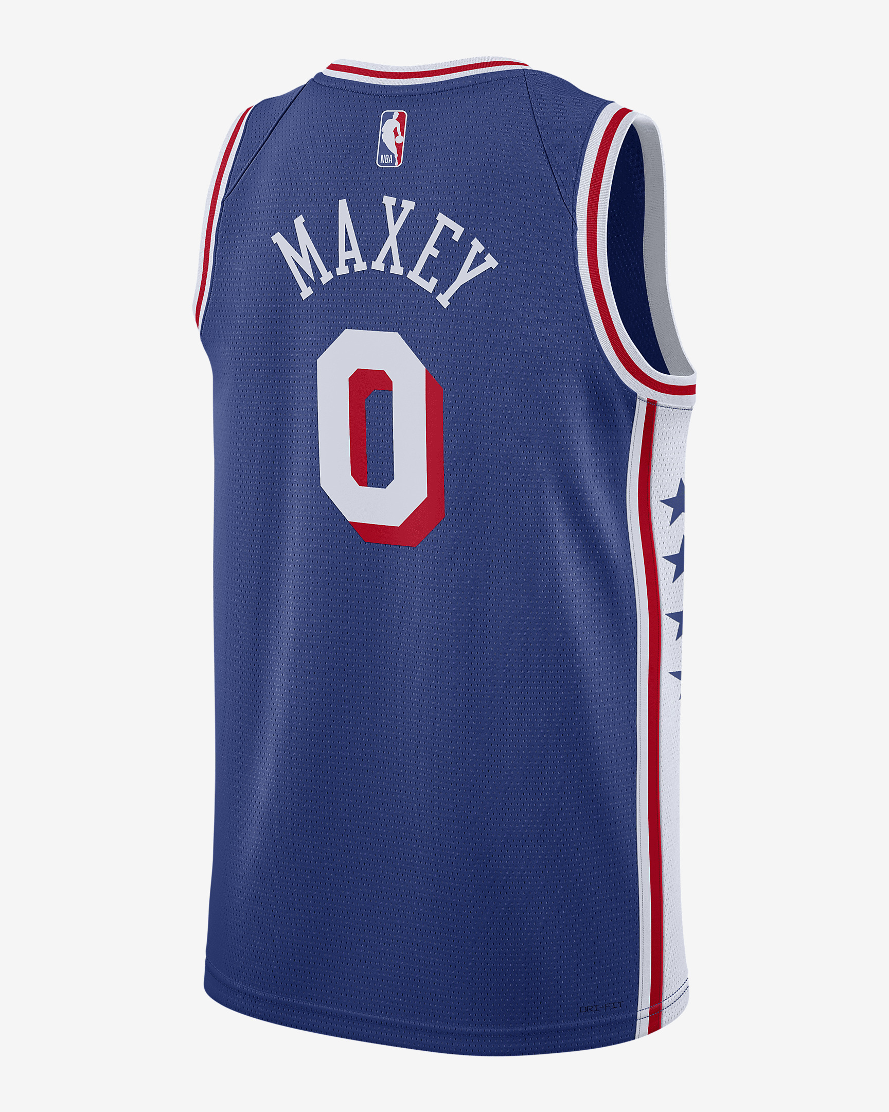 Tyrese Maxey Philadelphia 76ers 2023/24 Icon Edition Nike Men's Dri-FIT NBA Swingman Jersey - 2