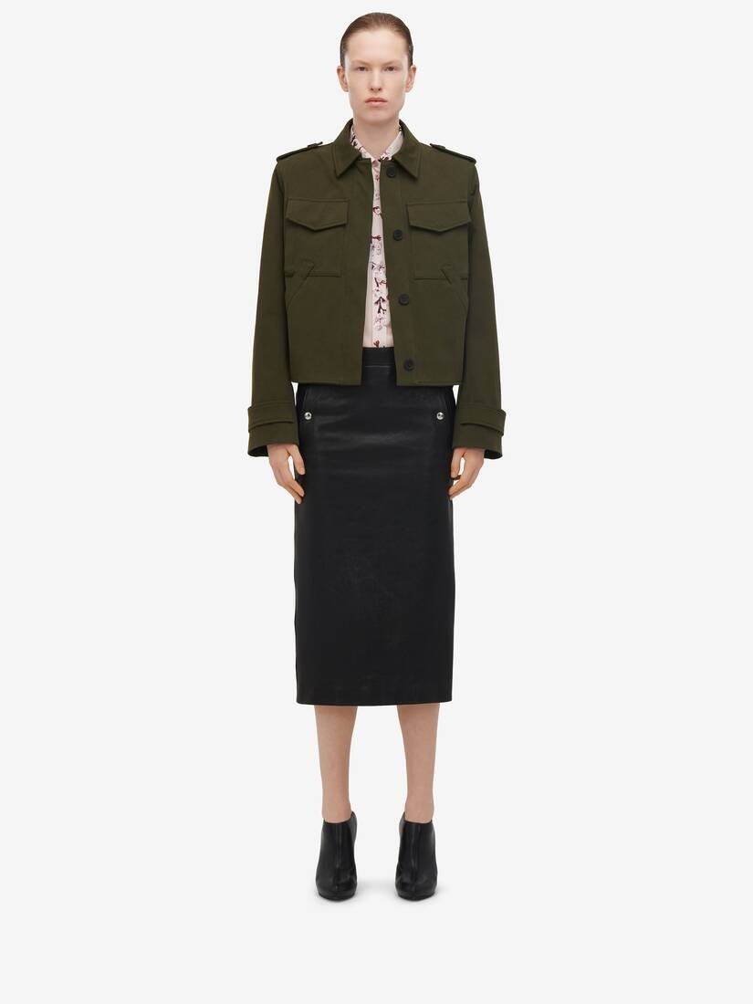 Cropped Cocoon Boxy Jacket - 3