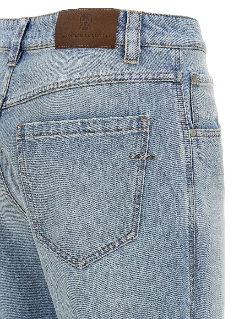 light-wash straight-leg jeans - 3