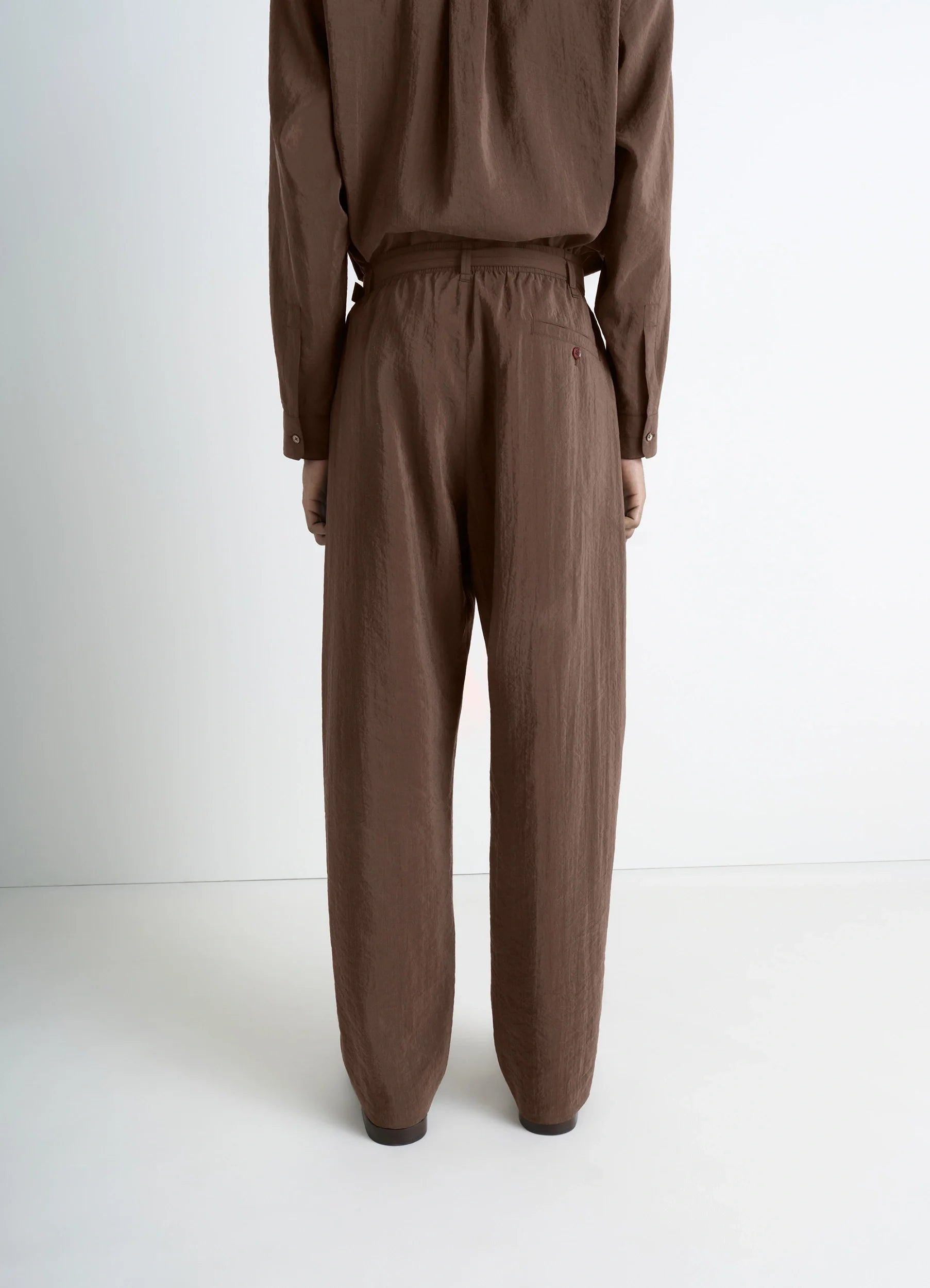 BELTED RELAXED PANTS - 6