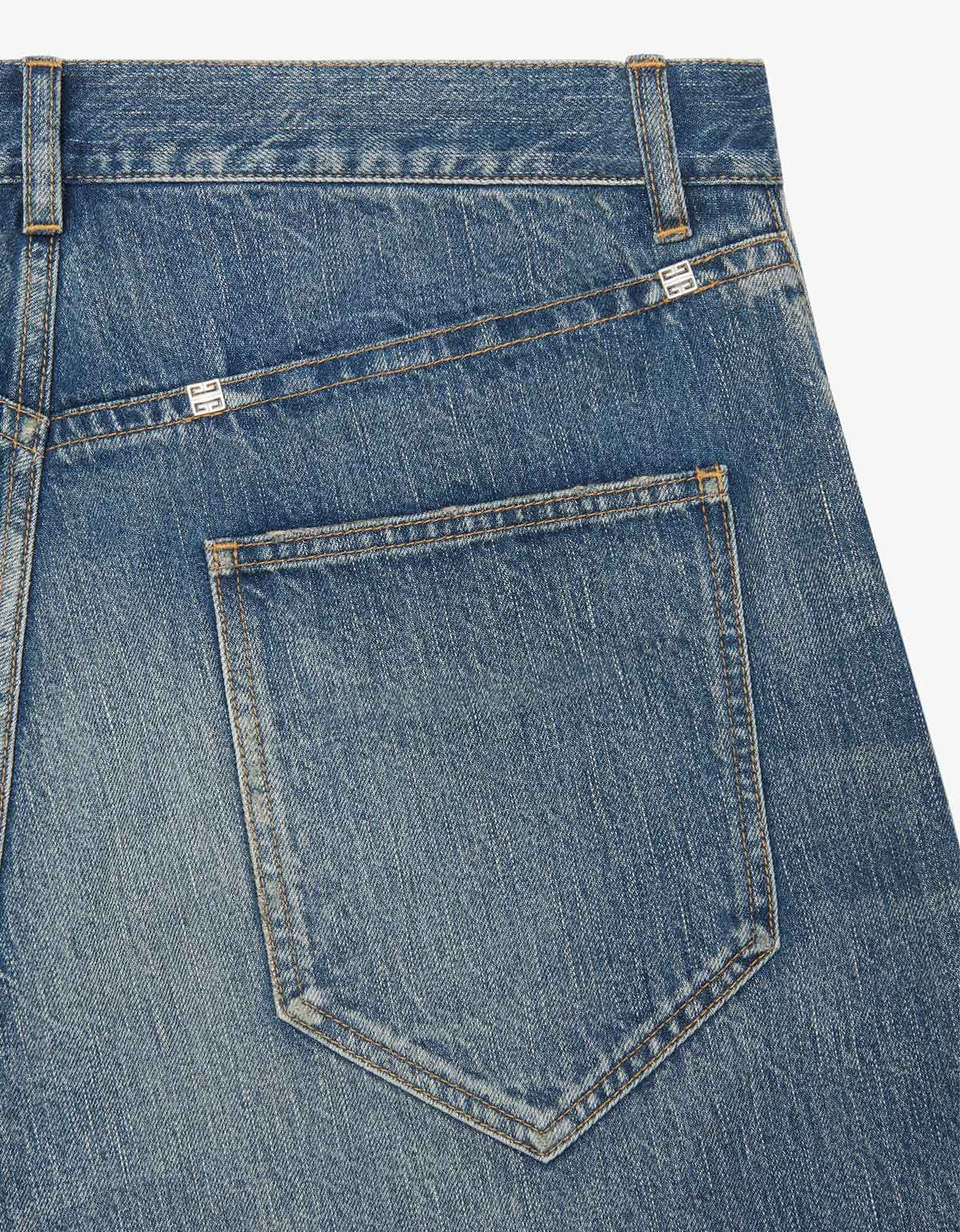 Givenchy Blue Wash Jeans - 3