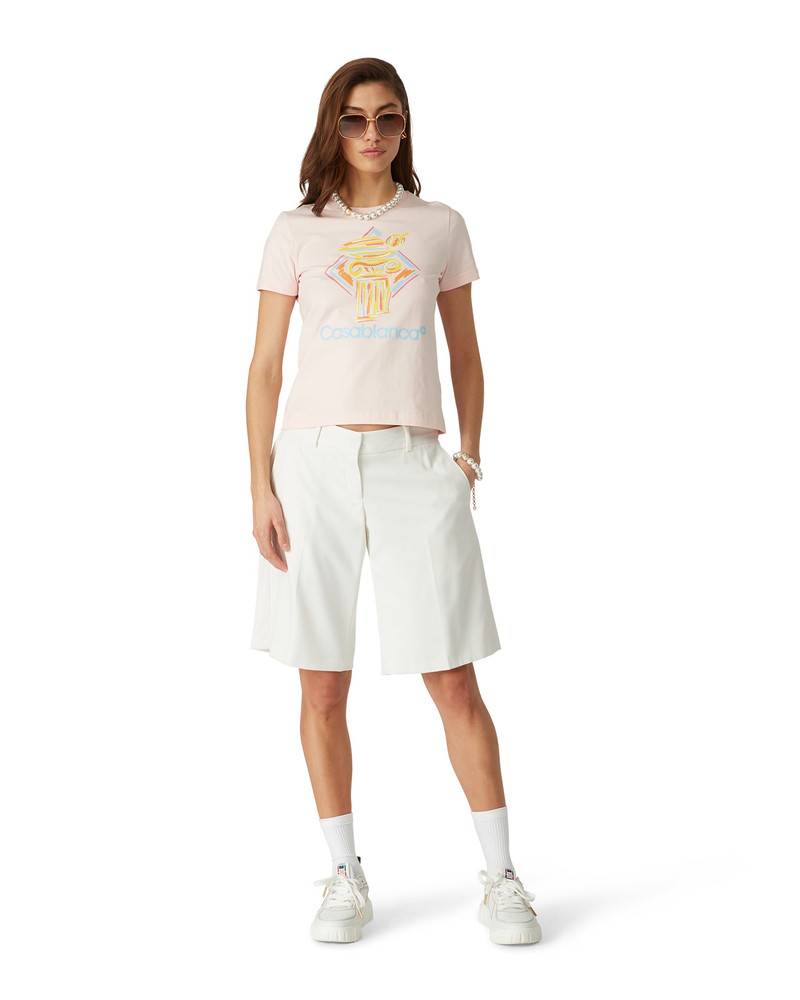 CASABLANCA Diamond Column T-Shirt | Casablanca Paris outlook
