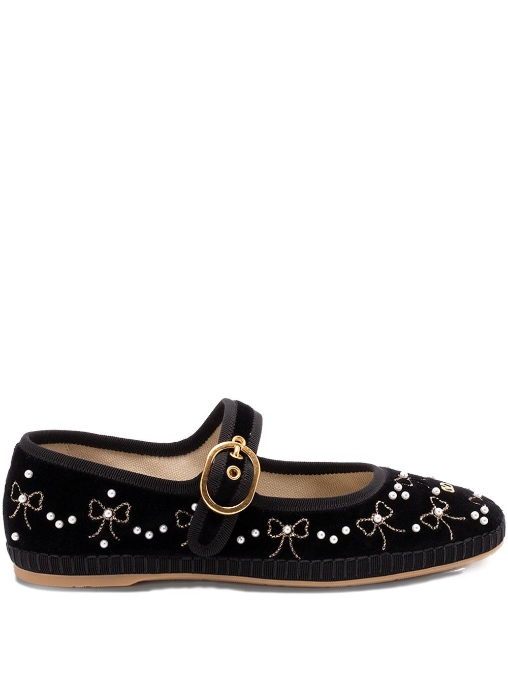 Valentino Garavani Flat shoes Black - 1