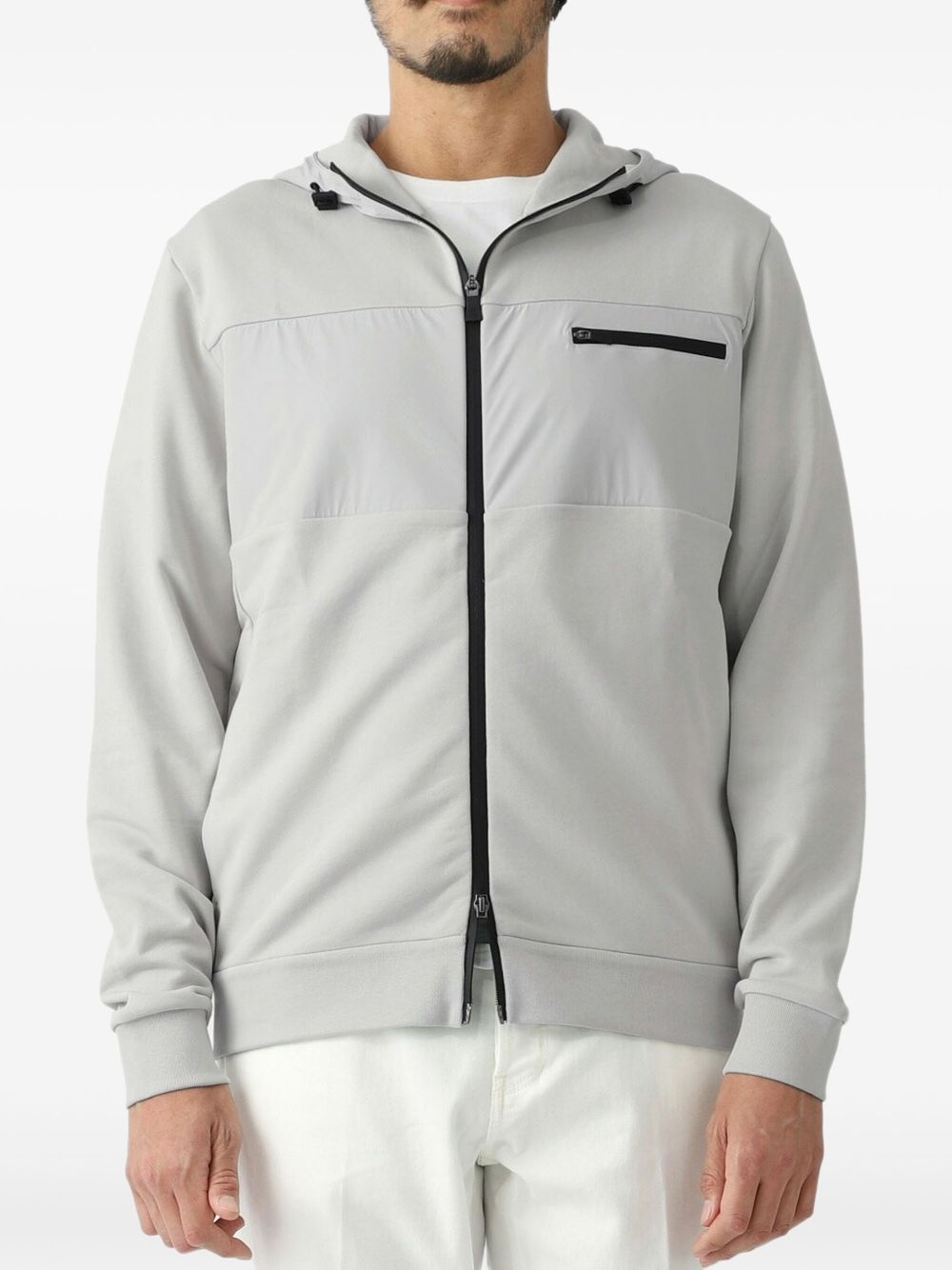 cotton hooded jacket - 2