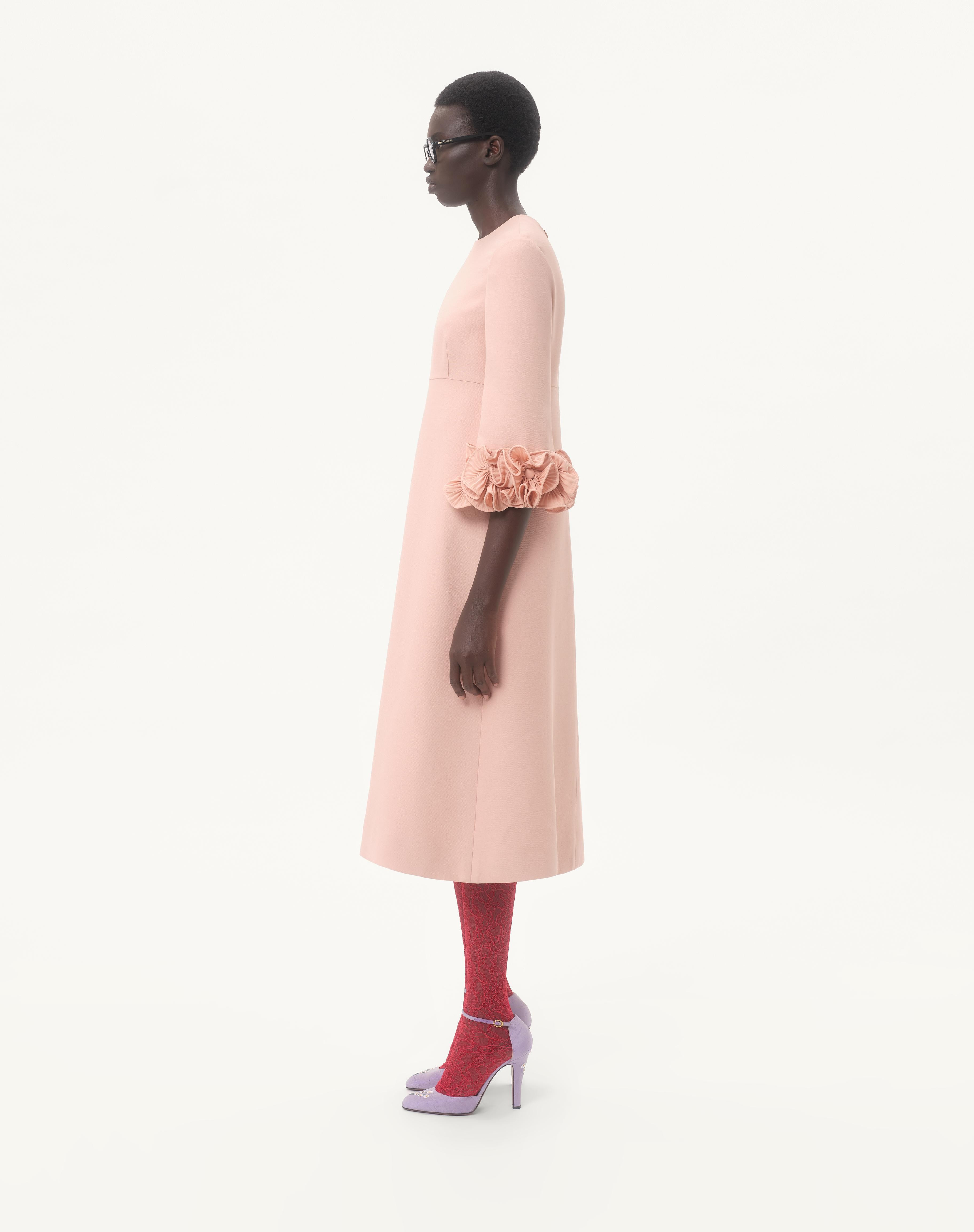CREPE COUTURE MIDI DRESS - 6