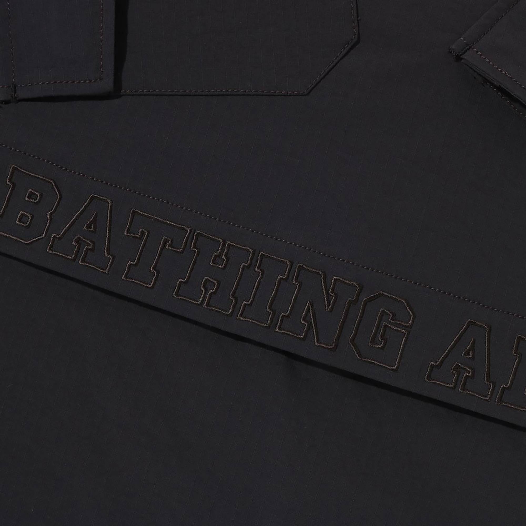 BAPE Relaxed Fit Army Shirt 'Charcoal' - 2
