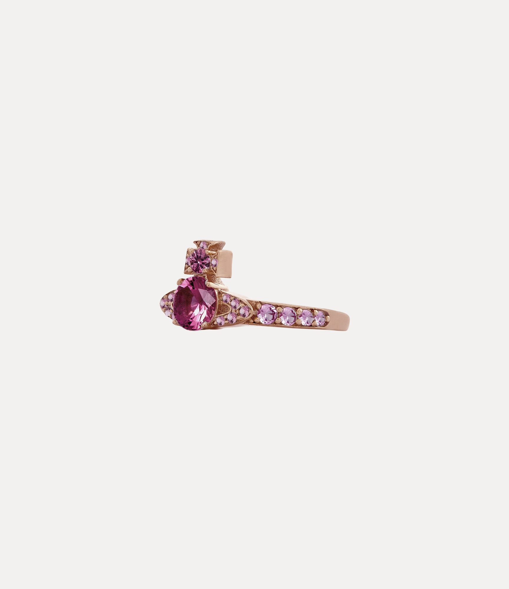 Vivienne Westwood ISMENE RING - 64040122-01G366-IM-PINK-GOLD-RED 