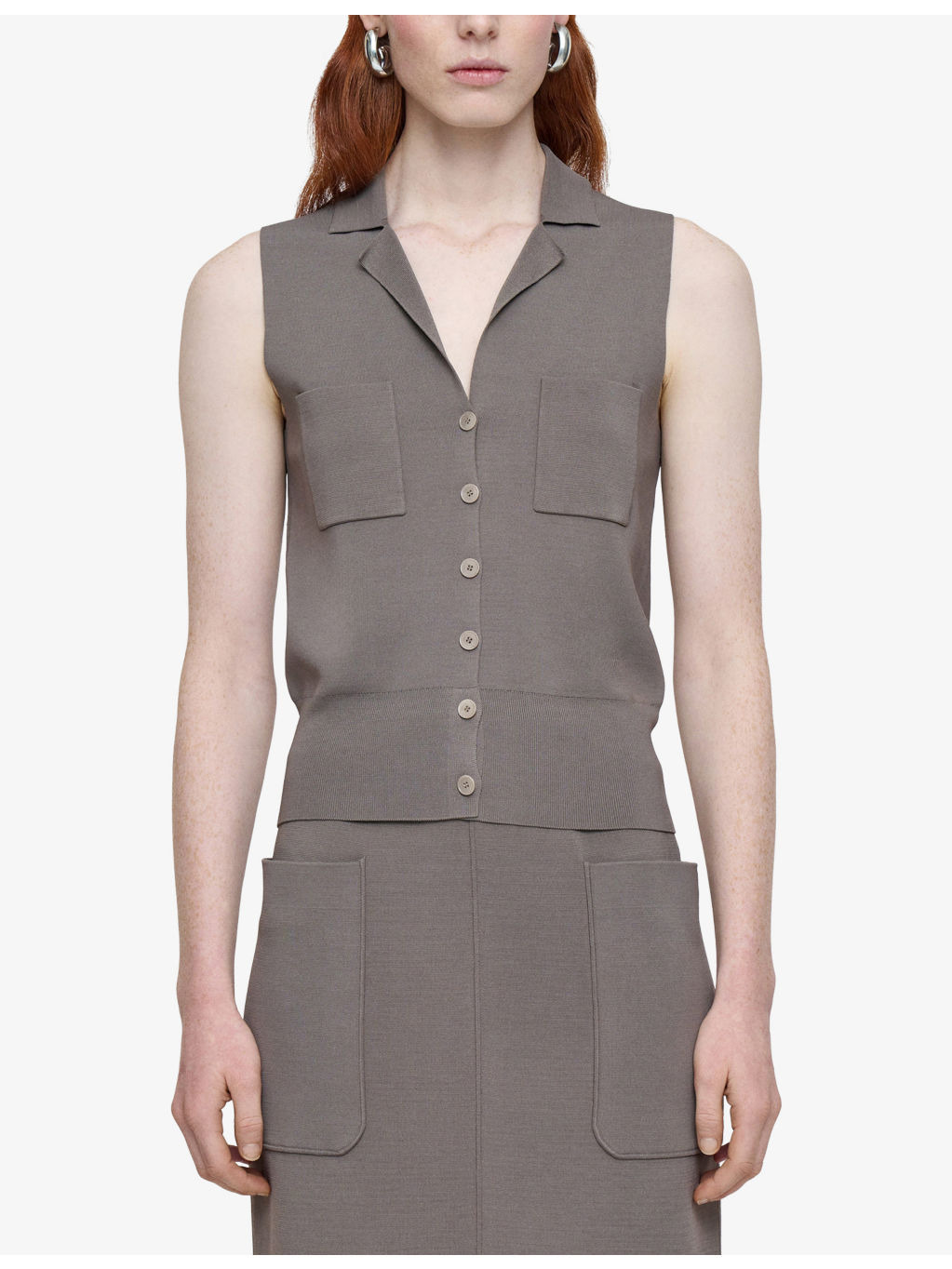 Milano Stretch-Knit Vest - 3