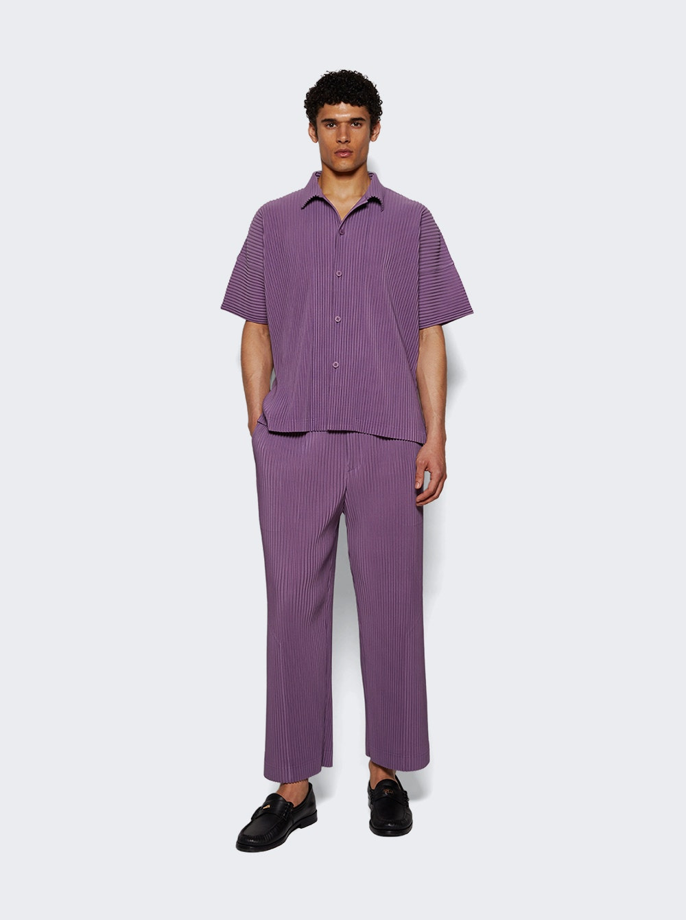 Short Sleeve Shirt Viola Purple - 5