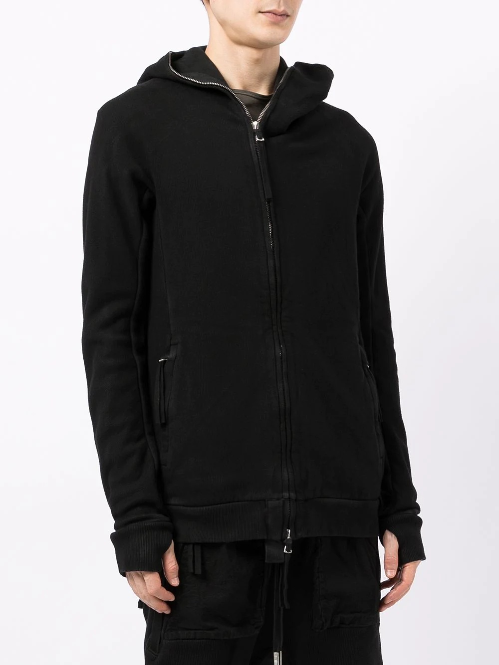 zipped-up hoodie - 3