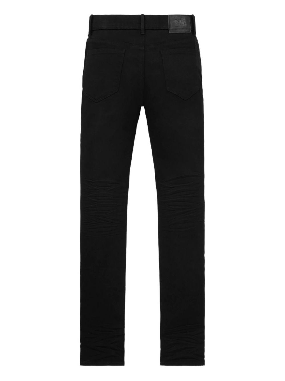 logo-embroidered jeans - 2