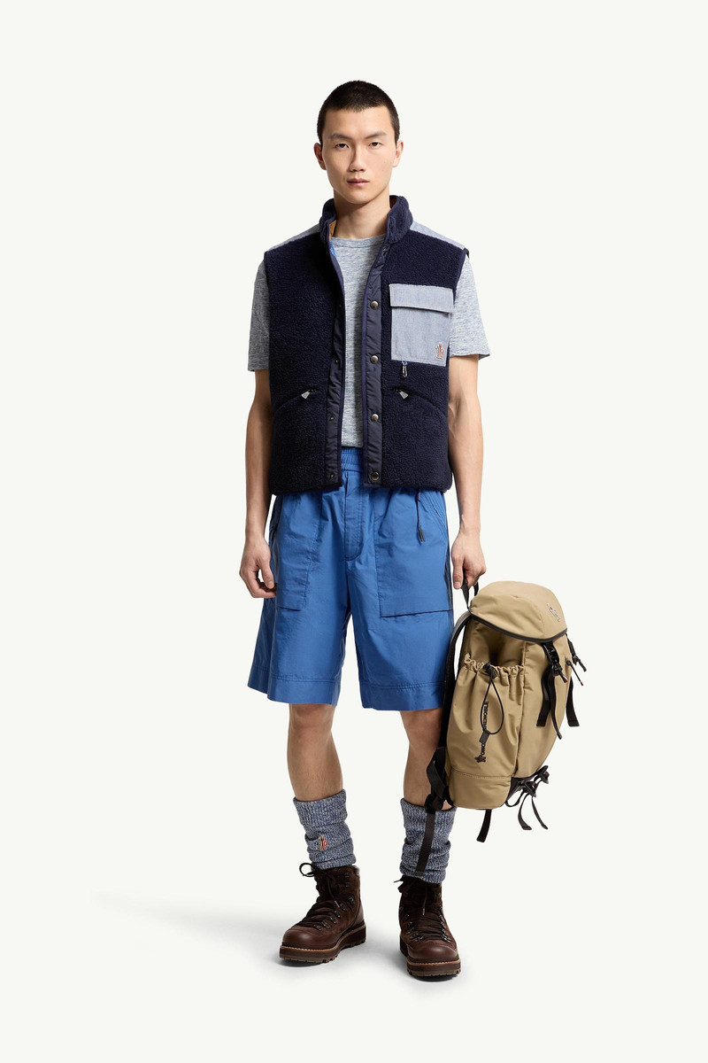 Moncler Grenoble Teddy & Chambray Vest outlook
