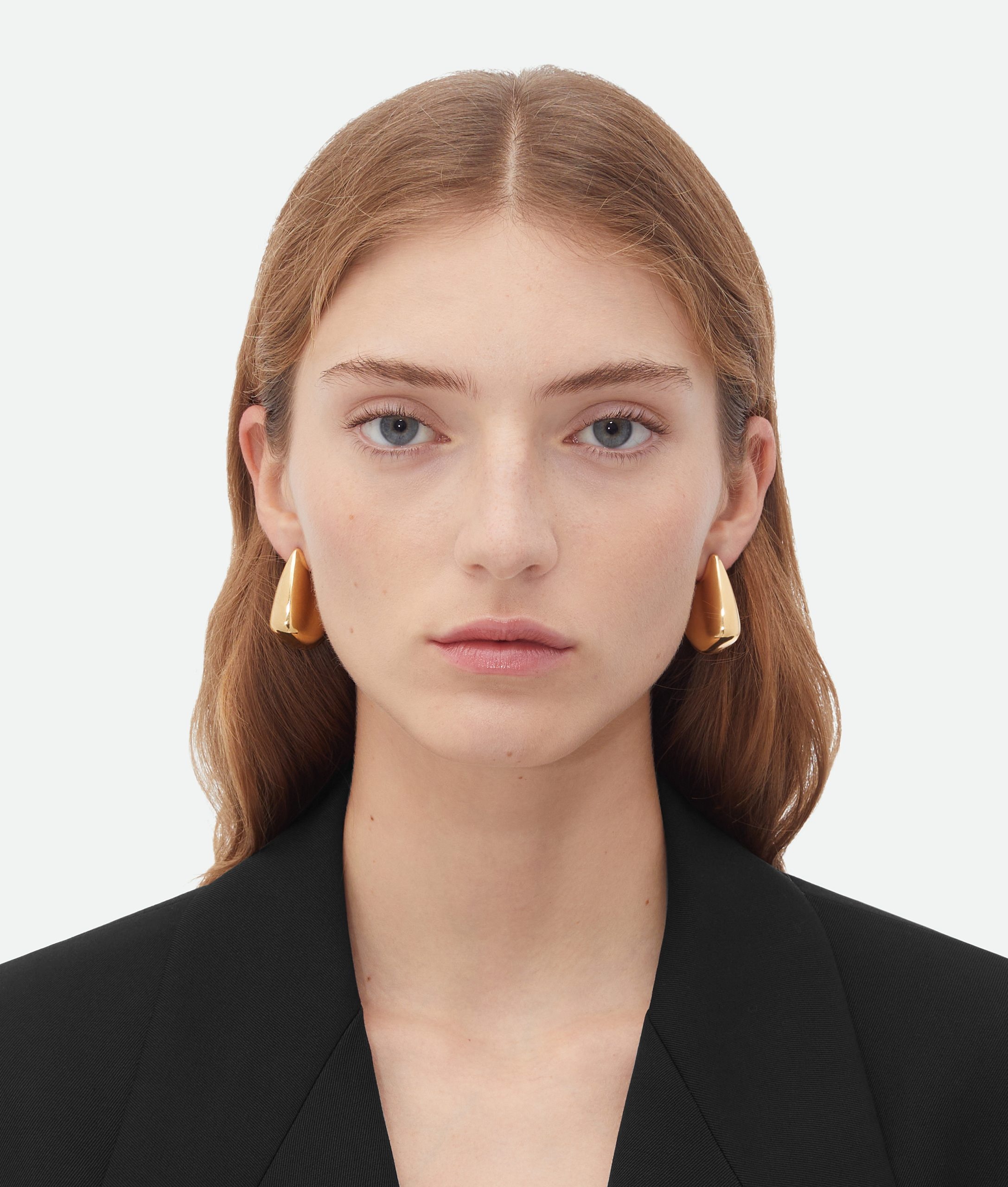 Bottega Veneta – Small Fin Earrings Gold - 2