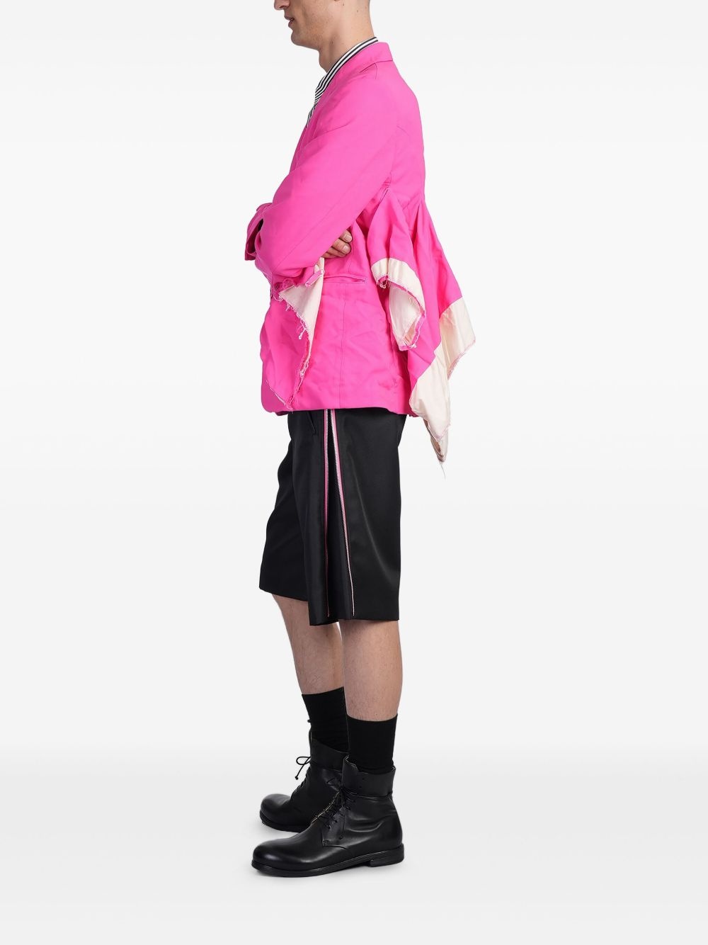 zip-detailing shorts - 2