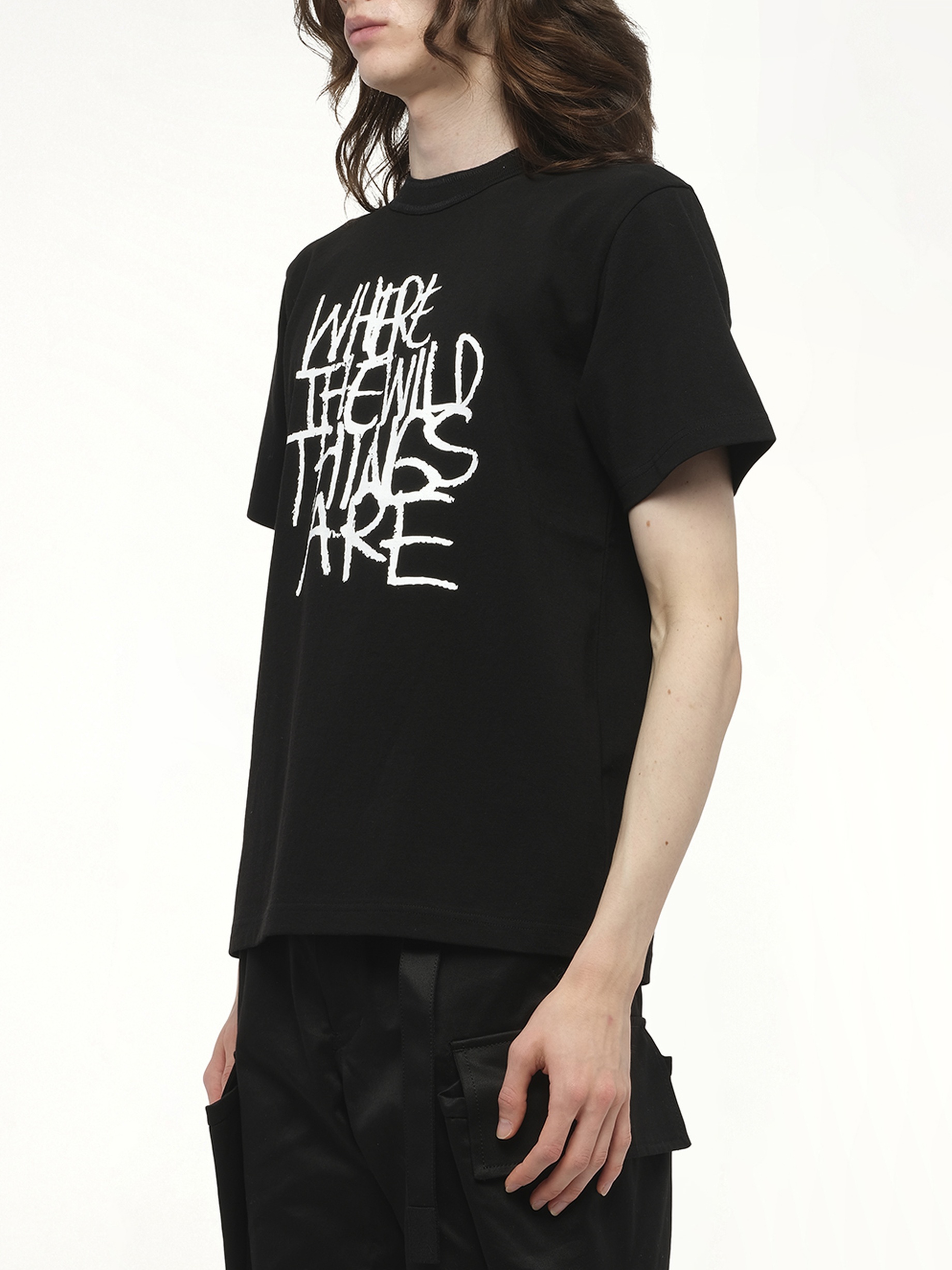 WHERE THE WILD THINGS ARE Logo T-Shirt in Black - 5