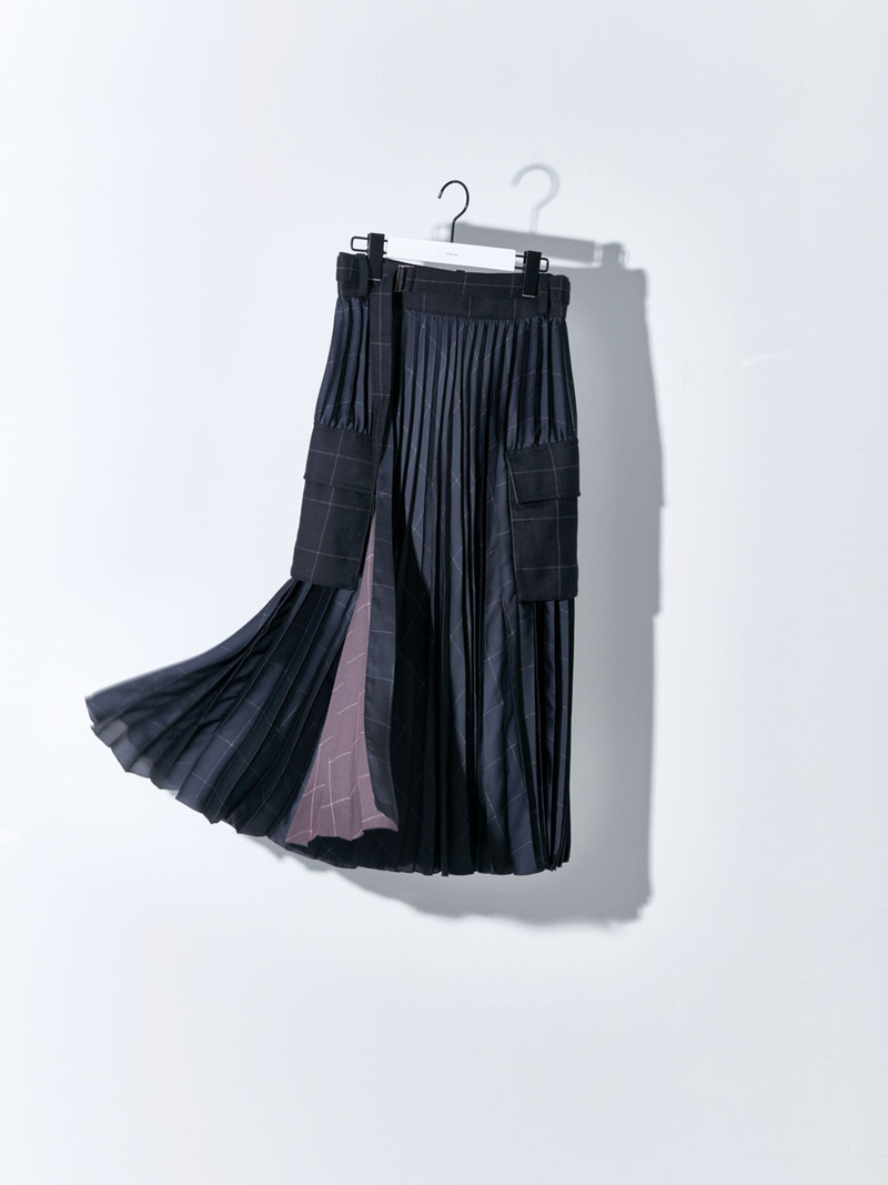 Windowpane Skirt 1