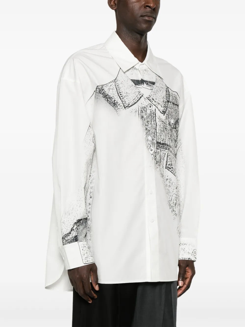 TROMPE L'OEIL-PRINT SHIRT - 3