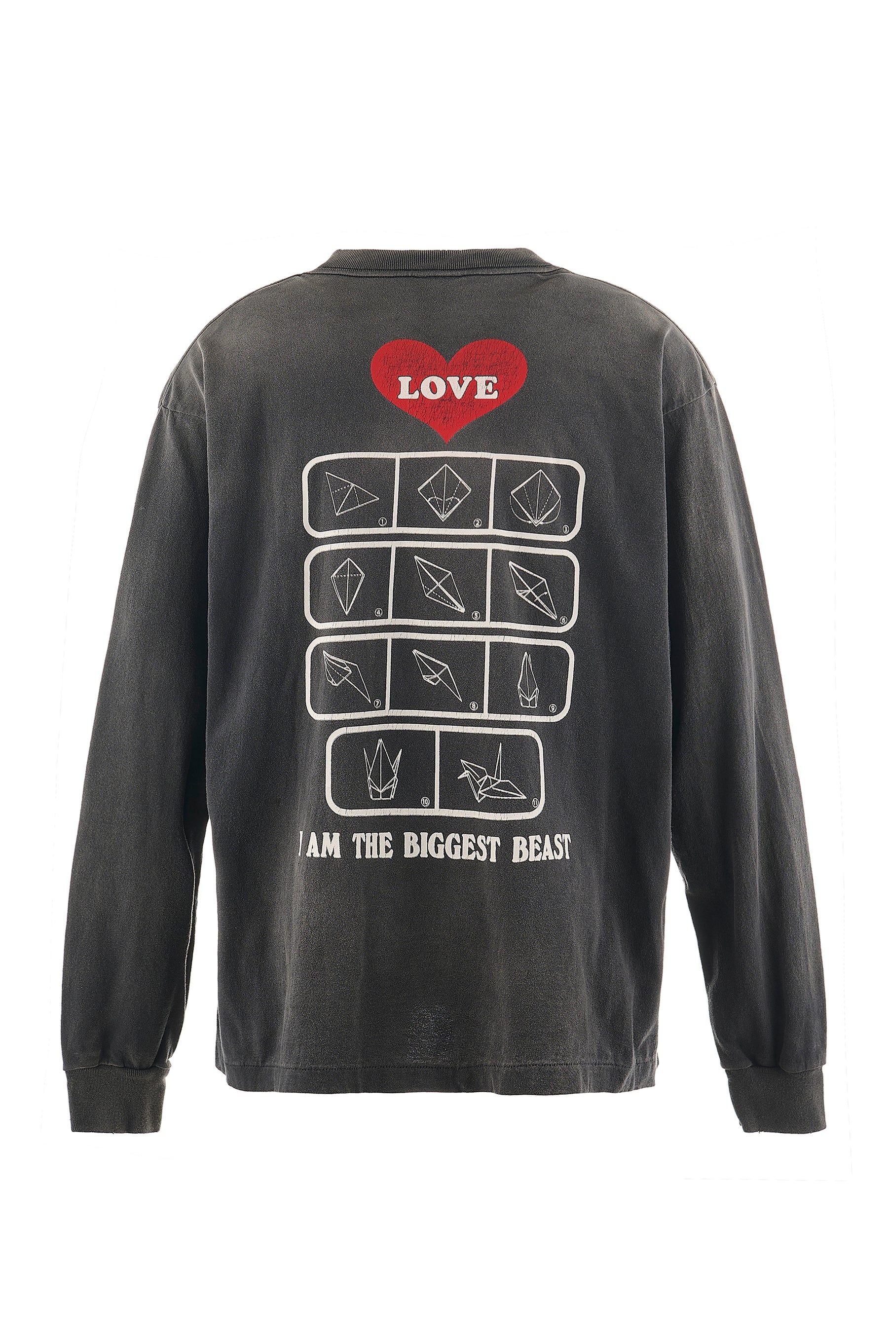 LS TEE/LOVE / BLK - 2