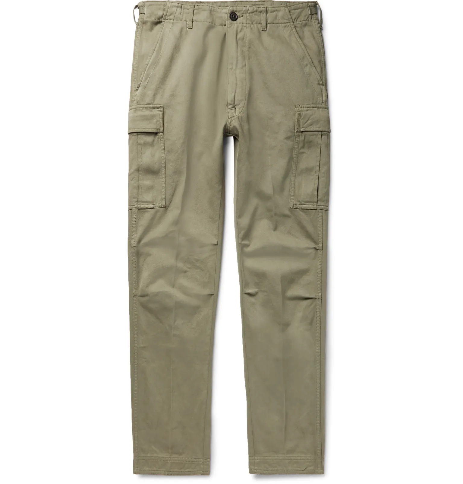 Slim-Fit Cotton-Twill Cargo Trousers - 1