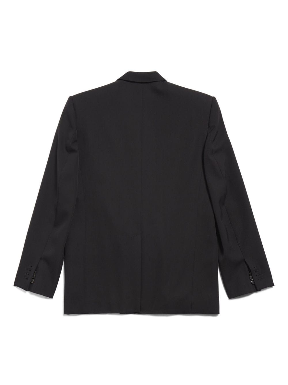 double-breasted wool blazer - 5