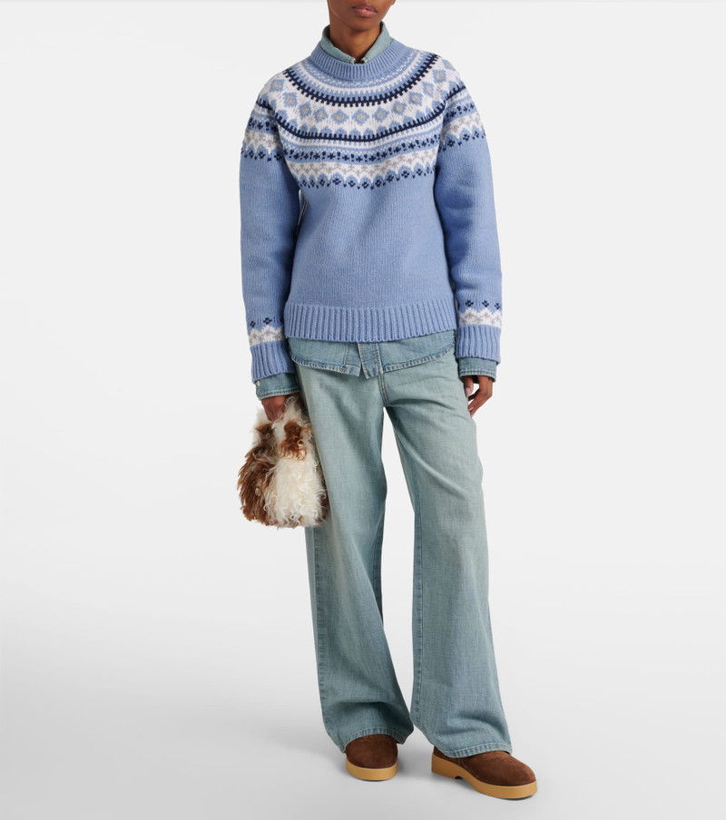 Miu Miu Wander cow-print shoulder bag outlook