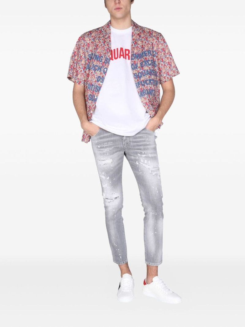 DSQUARED2 floral-print shirt outlook