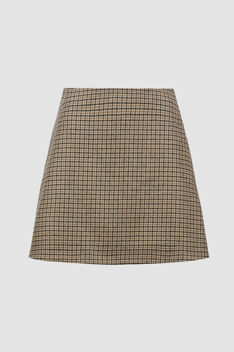 Wool Mini Skirt 1