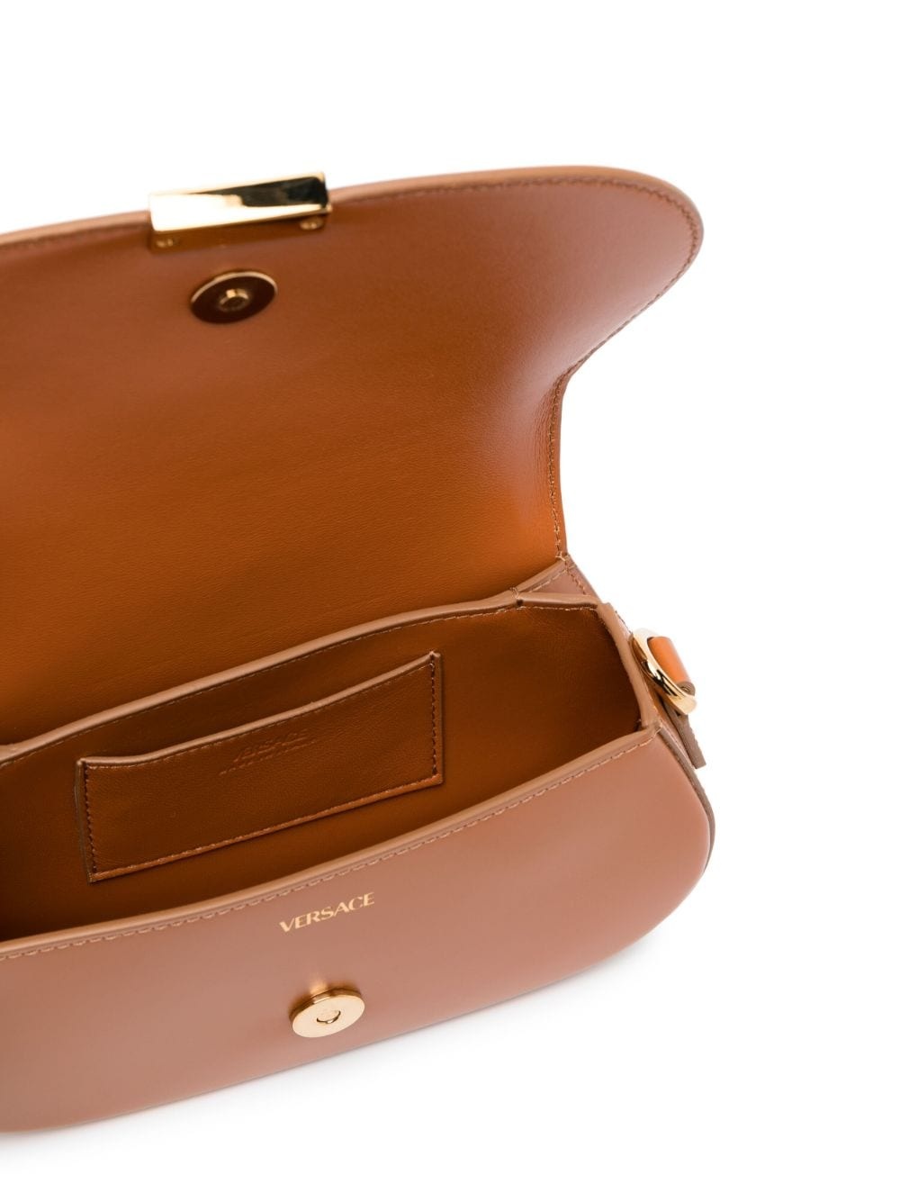 Mini Greca Goddess leather shoulder bag - 6