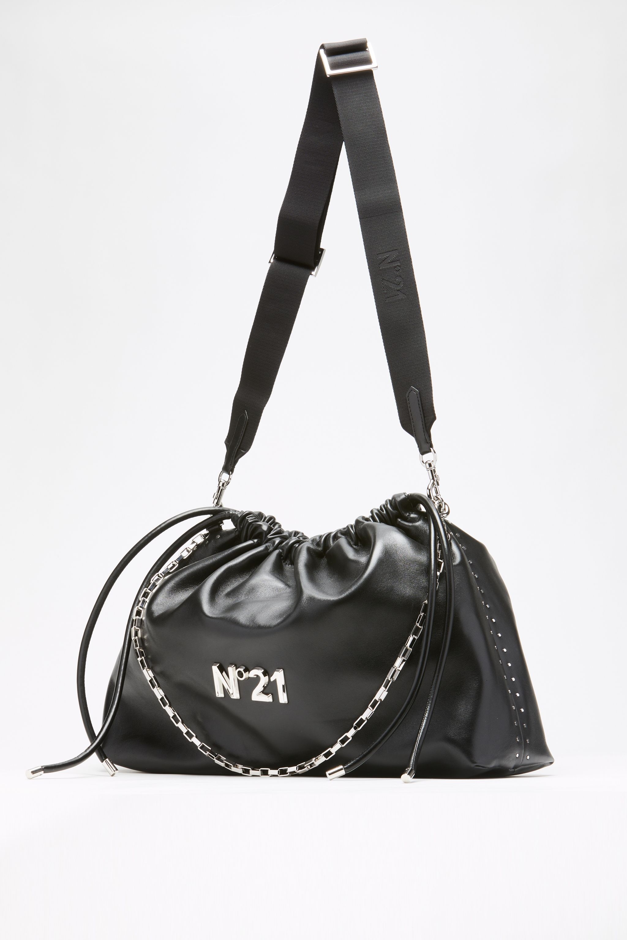 LARGE EVA STUDDED CROSSBODY BAG - 3