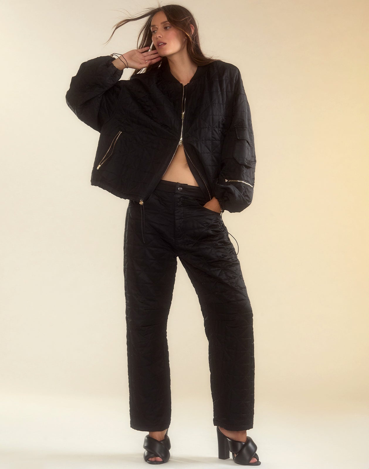 Downtown Quilted Horseshoe Pant - 5