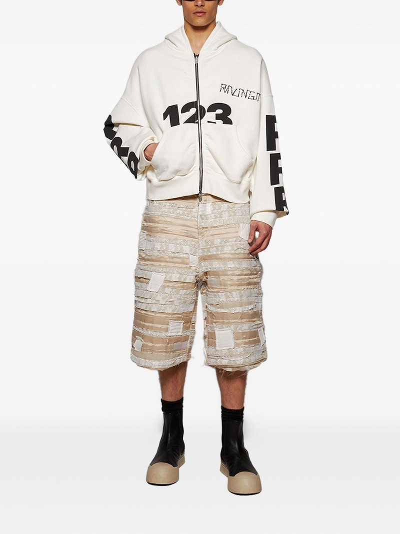 WHO DECIDES WAR panelled shorts outlook
