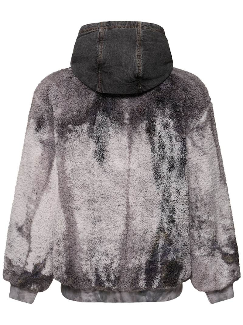 Diesel S-Depla faux teddy jacket luisaviaroma REVERSIBLE