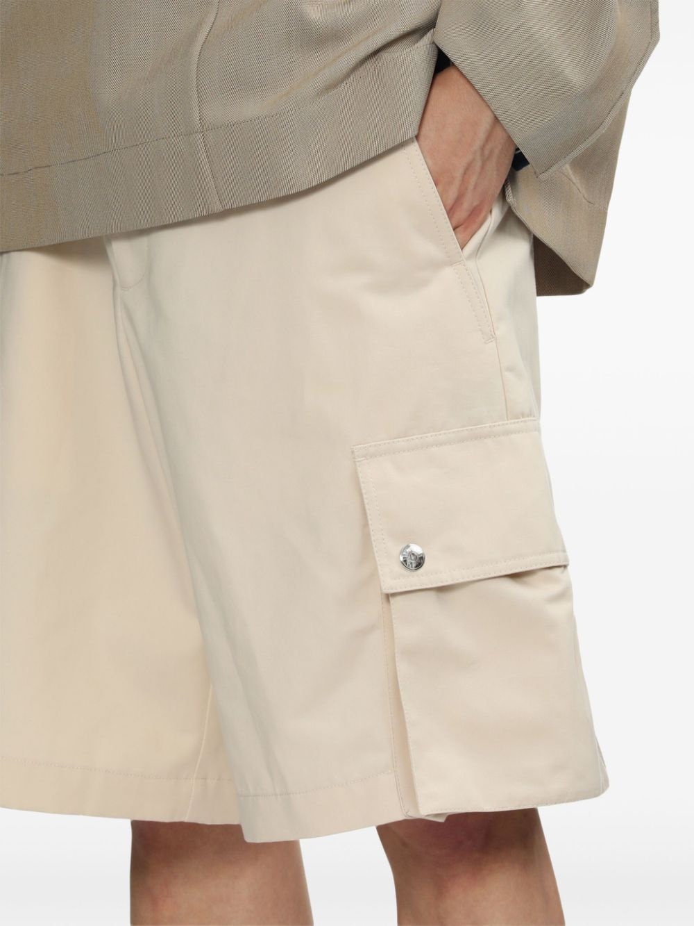 belted cargo shorts - 3