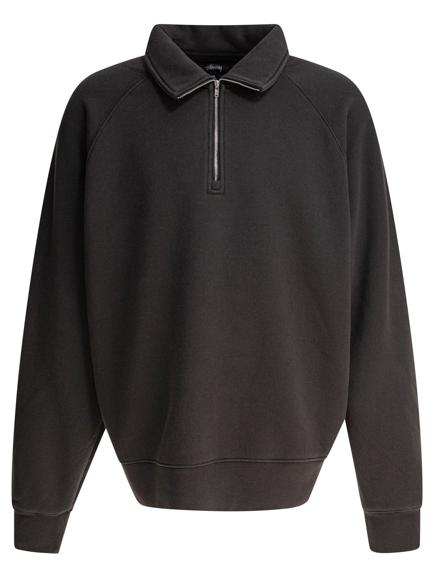 Stüssy - Stüssy Fleece Raglan Zip Mock - 1