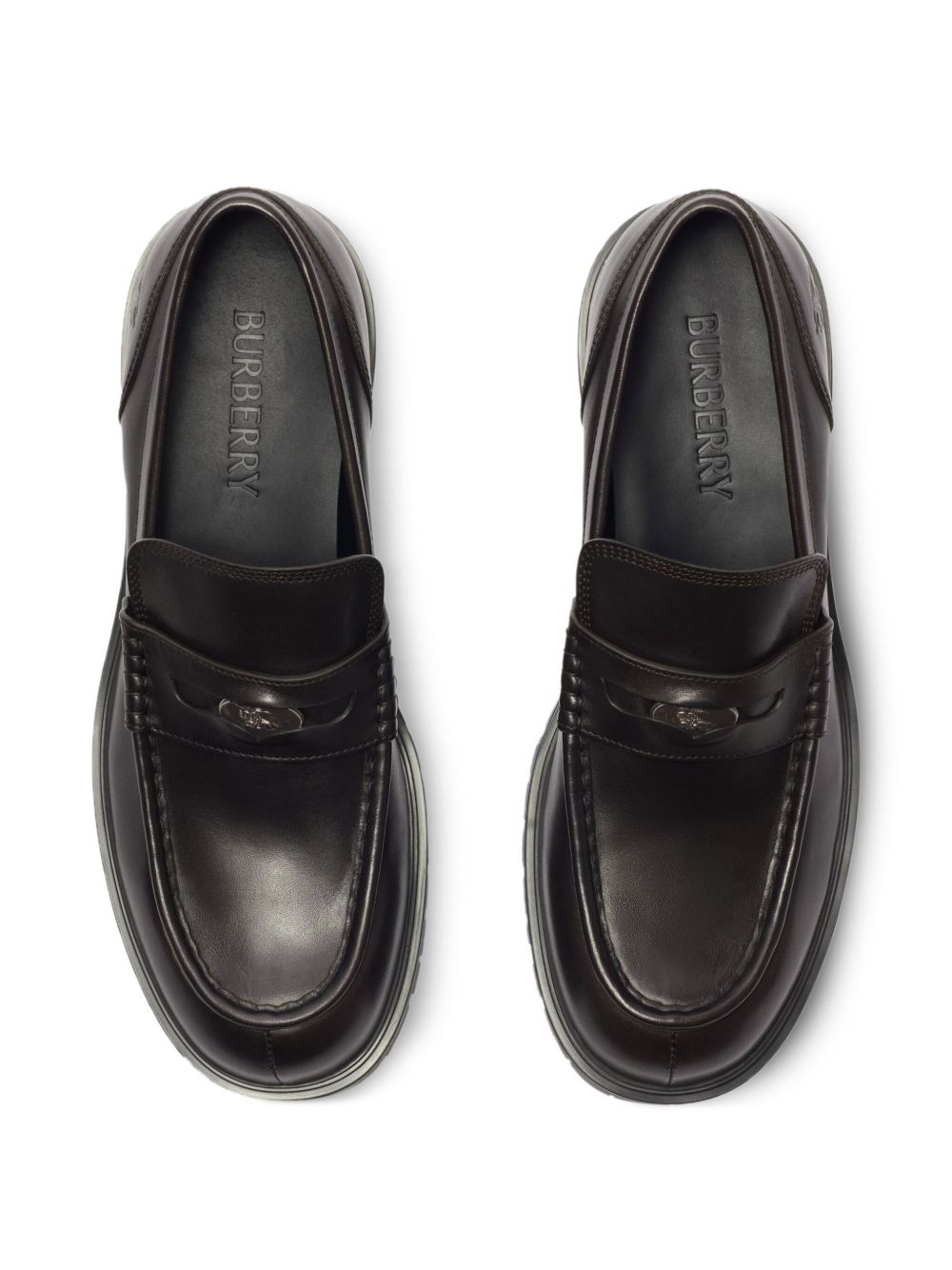 leather Rogue loafers - 3