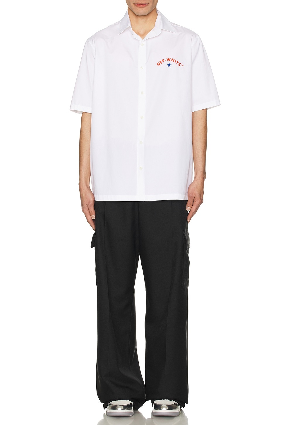 Star Arrow Poplin Bowling Shirt - 5