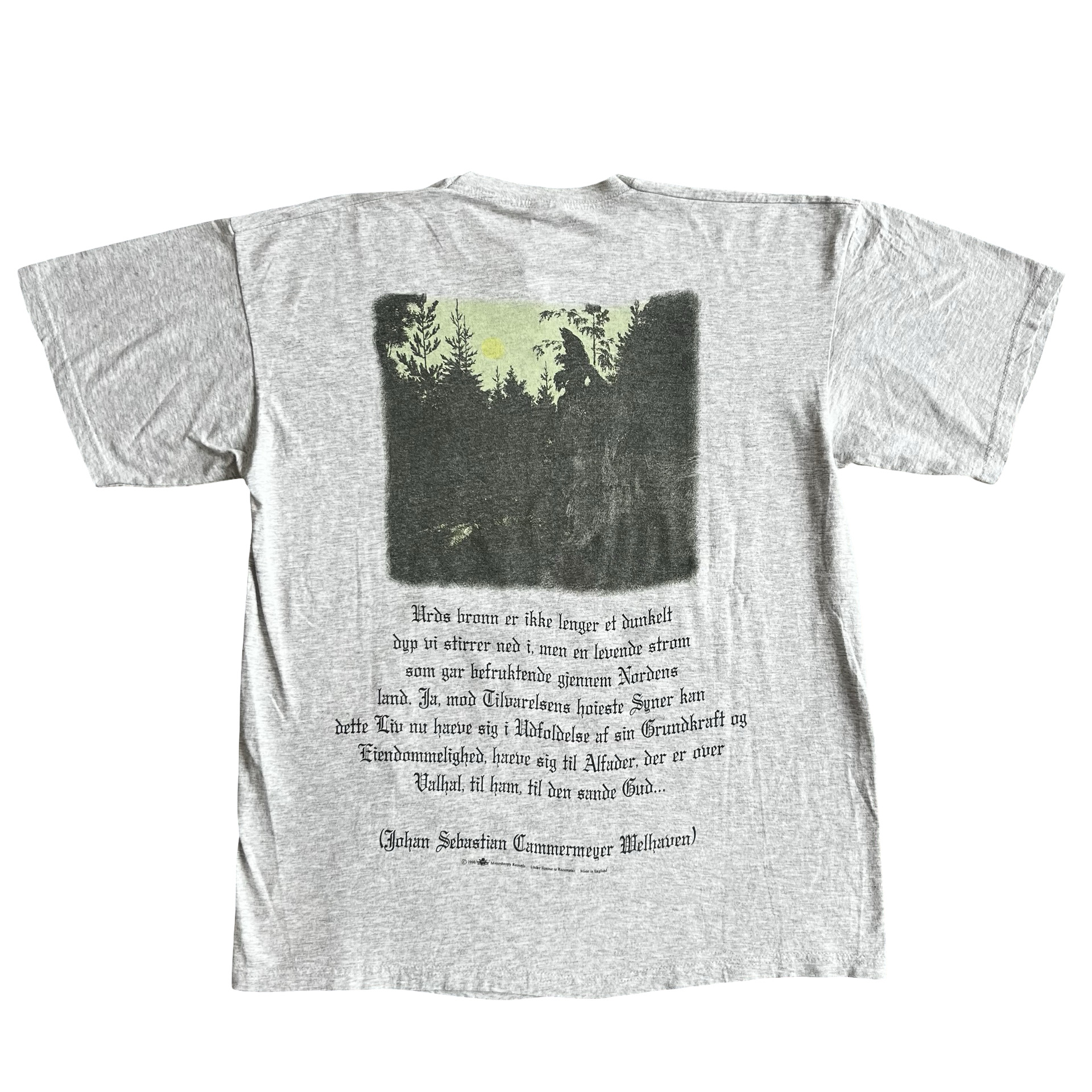 Final Blow - Vintage 90s Burzum "Filosofem" T-Shirt SZ L - 4