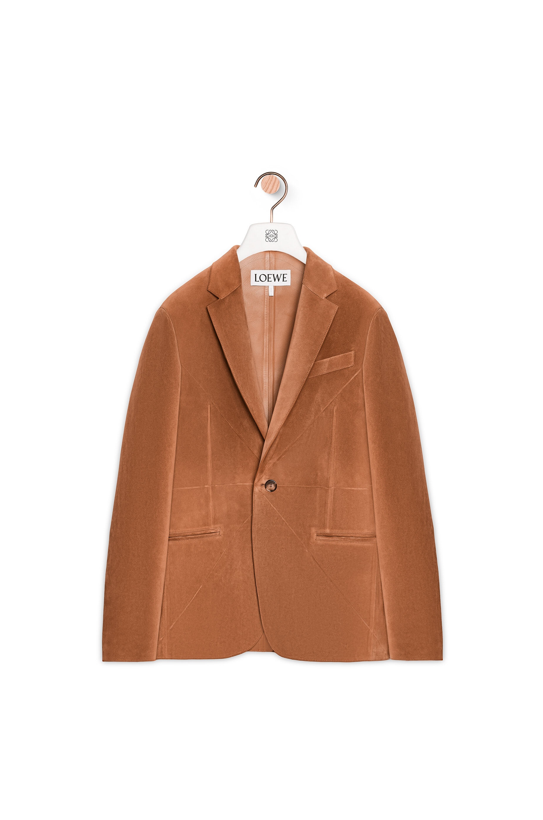 Puzzle jacket in suede - 1