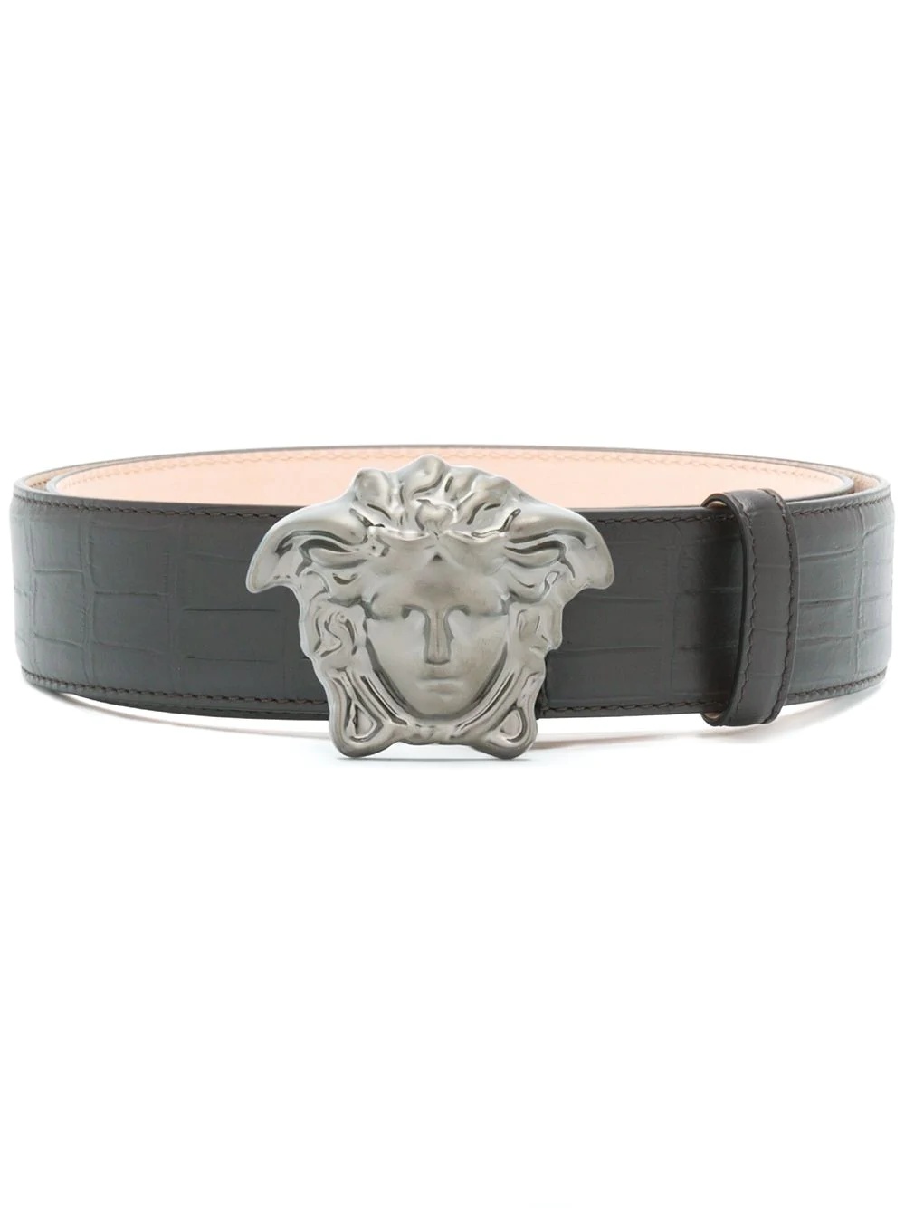 croc-effect belt - 1