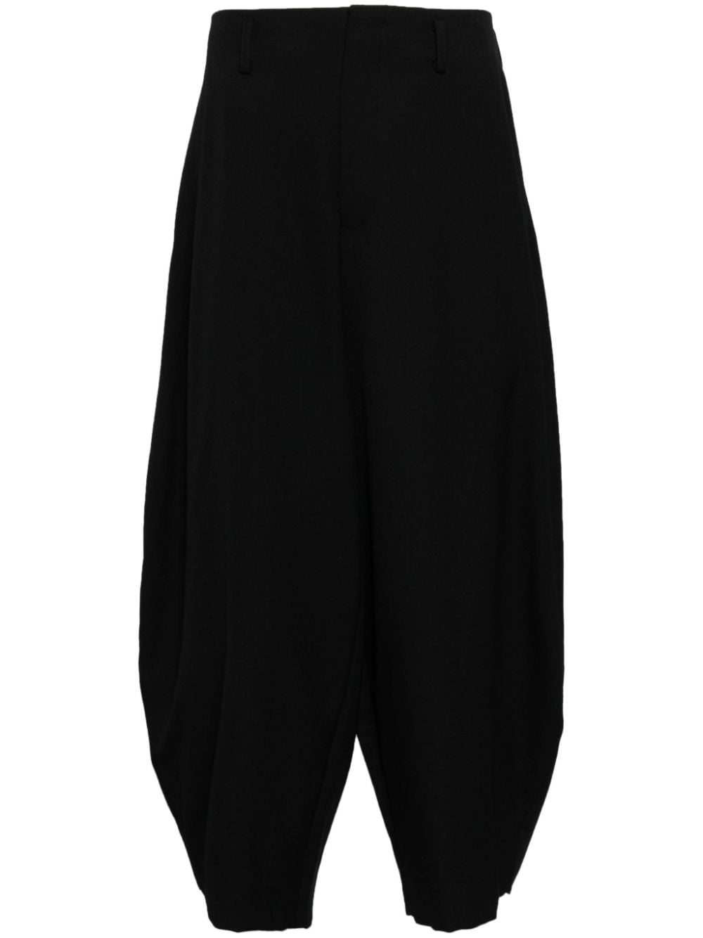 cropped wool tailored trouser - 1