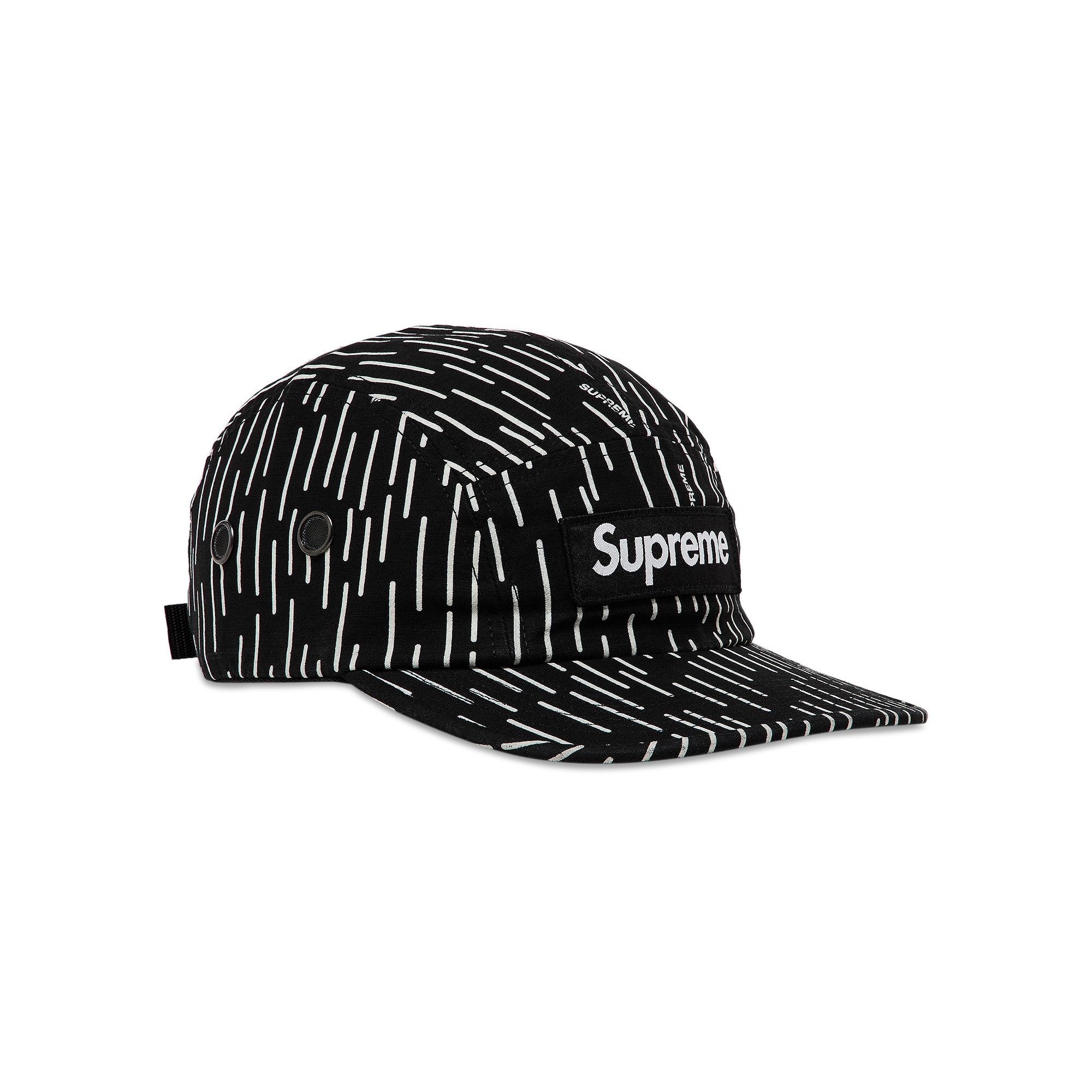Supreme Military Camp Cap 'Black Raindrop' - 2
