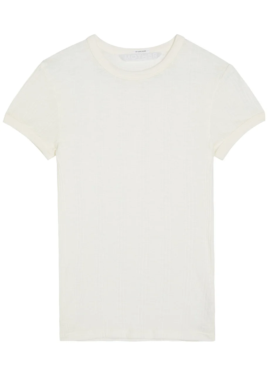 Mother The Itty Bitty Ringer Ribbed Cotton T-shirt - 1