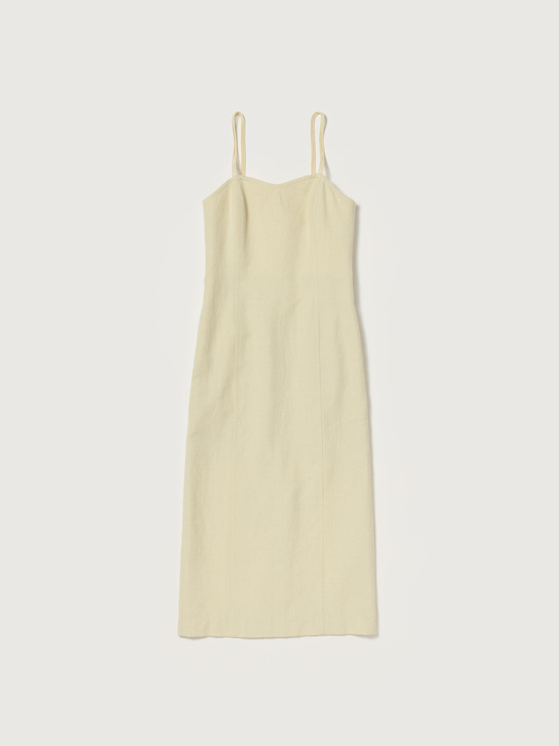 WOOL COTTON LINEN OX CAMISOLE DRESS 1