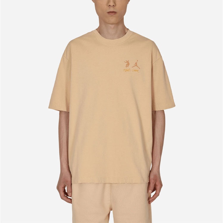 Air Jordan x union Crossover SS22 Solid Color Breathable Logo Round Neck Short Sleeve Asia Edition K - 3